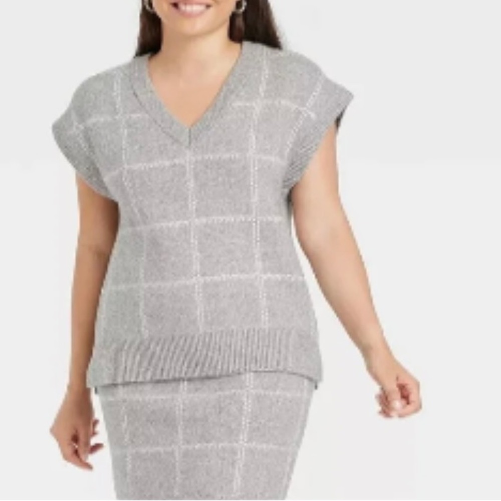 Women’s A New Day V-Neck Sweater Vest, will fit Small also